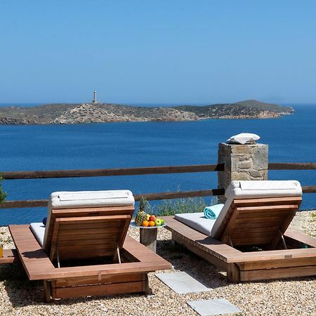 Aegean View - Seaside Apartment In Syros Азолимнос Экстерьер фото