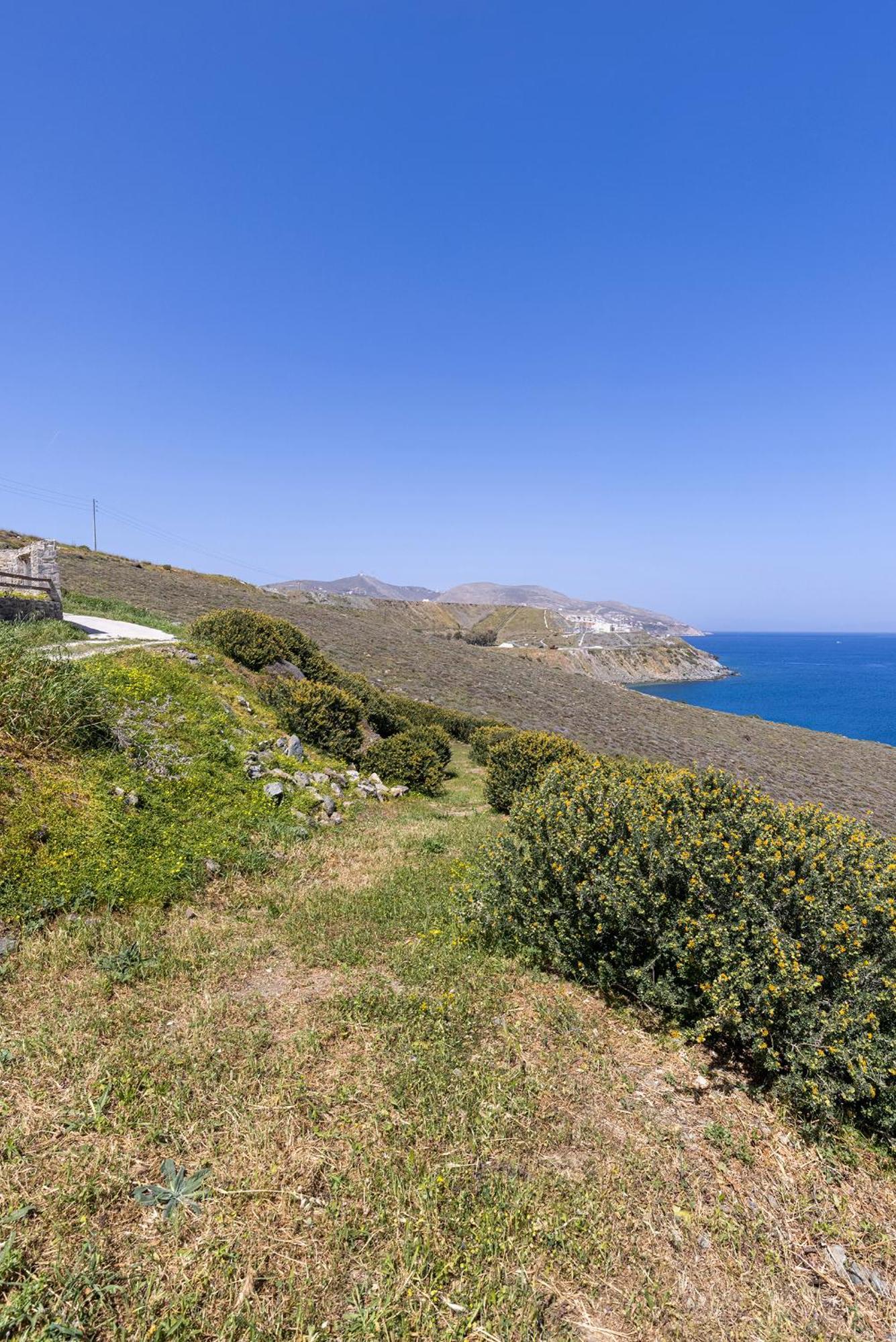 Aegean View - Seaside Apartment In Syros Азолимнос Экстерьер фото