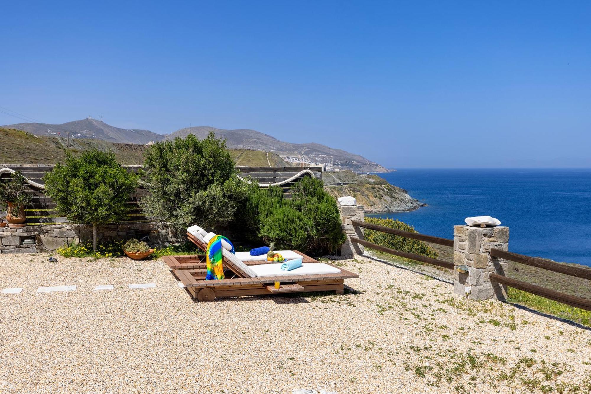 Aegean View - Seaside Apartment In Syros Азолимнос Экстерьер фото