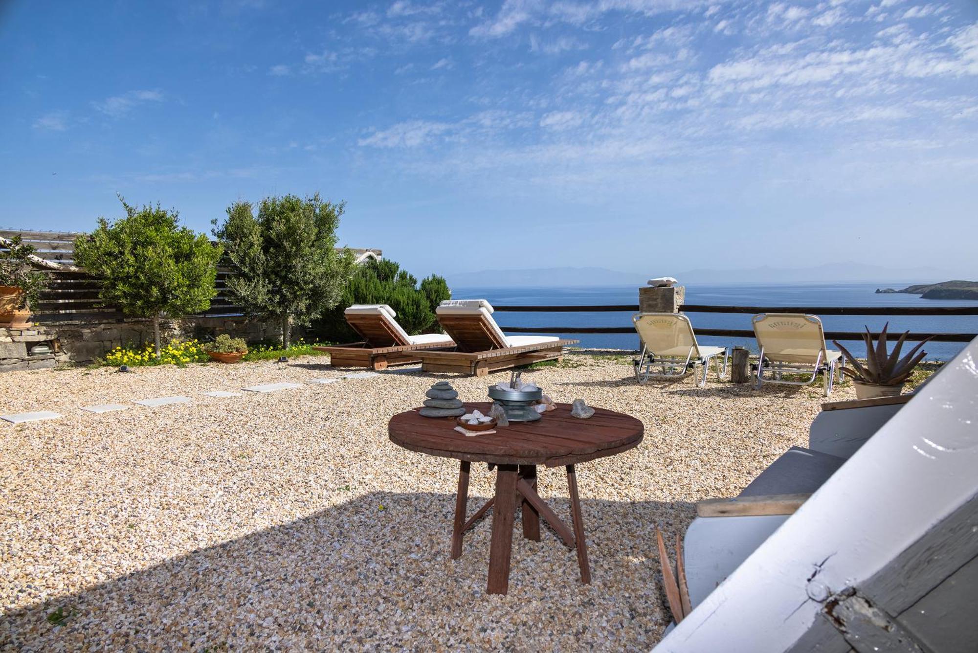 Aegean View - Seaside Apartment In Syros Азолимнос Экстерьер фото