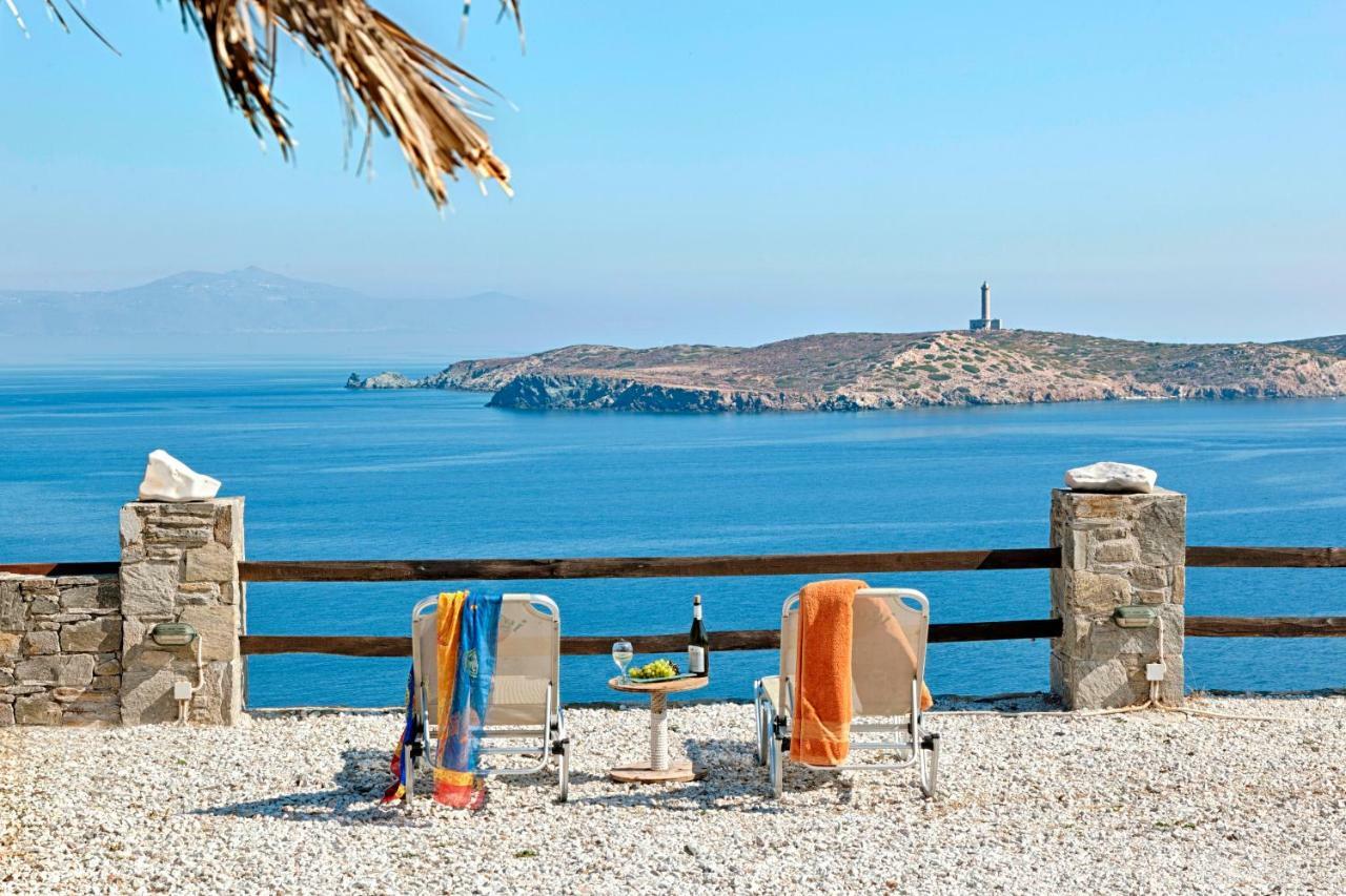 Aegean View - Seaside Apartment In Syros Азолимнос Экстерьер фото
